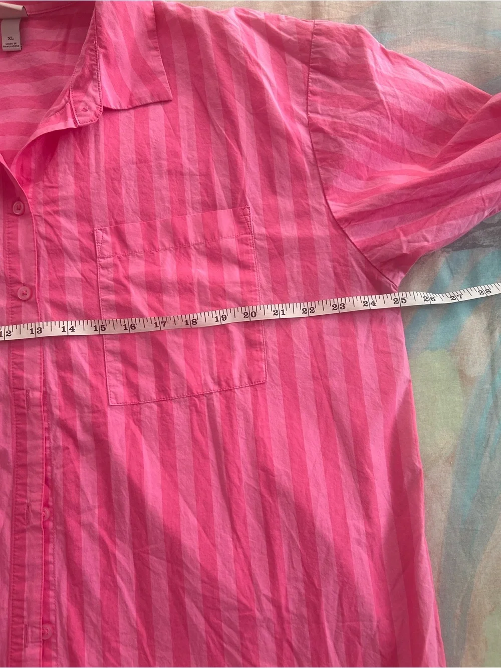 A New Day • 100% Cotton Stripe Button Down - Picture 3 of 4
